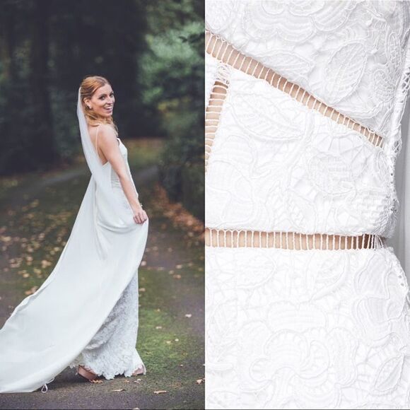 Self-Portrait Angelica Bridal Maxi Dress - Picture 5 of 12